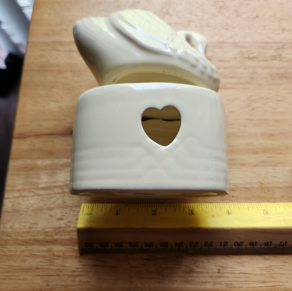 Ecru Ceramic Swan Potpurri Warmer Brand New with Potpourri and Tea Candle - Picture 2 of 4